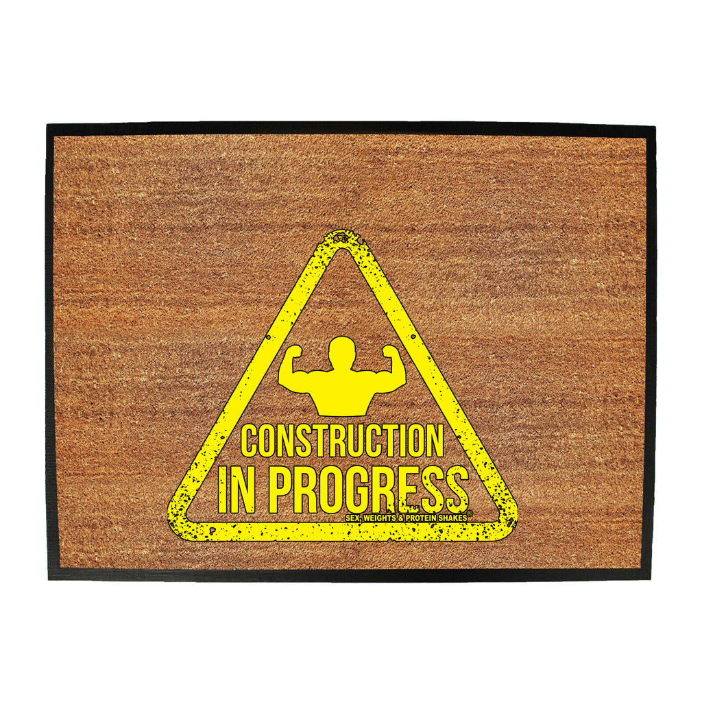 Swps Construction In Progress - Funny Novelty Doormat