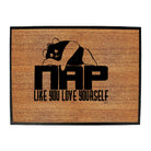 Nap Like You Love Yourself Panda - Funny Novelty Doormat