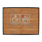 Push Bacon Receive Bacon - Funny Novelty Doormat