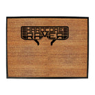 Hardcore Raver Glasses - Funny Novelty Doormat