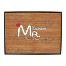 Surname Heart Mr Since - Funny Novelty Doormat