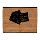 Dear Maths Just Grow Up - Funny Novelty Doormat