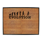 Evolution Rope Walker - Funny Novelty Doormat