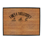 Decathlon Fancy A Threesome - Funny Novelty Doormat