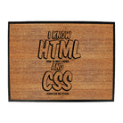 Know Html And Css - Funny Novelty Doormat