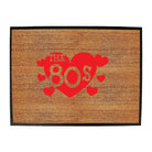 The 80S Red Heart - Funny Novelty Doormat