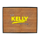 Kelly V1 Lifetime Member - Funny Novelty Doormat