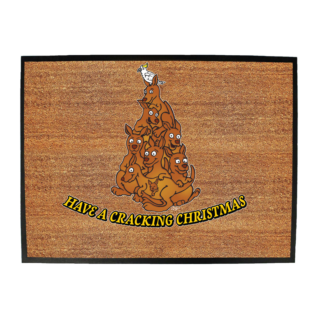 Have A Cracking Christmas Kangaroo - Funny Novelty Doormat