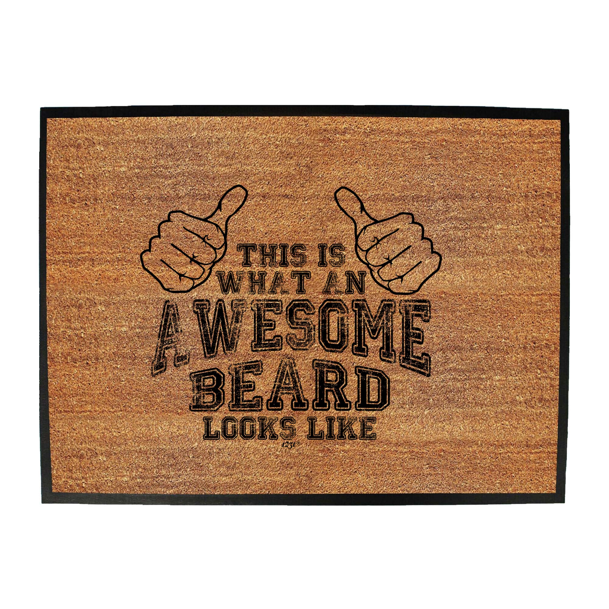 This Is What Awesome Beard - Funny Novelty Doormat