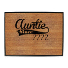 Auntie Since Your Date Personalised - Funny Novelty Doormat