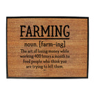 Farming Noun Farm - Funny Novelty Doormat