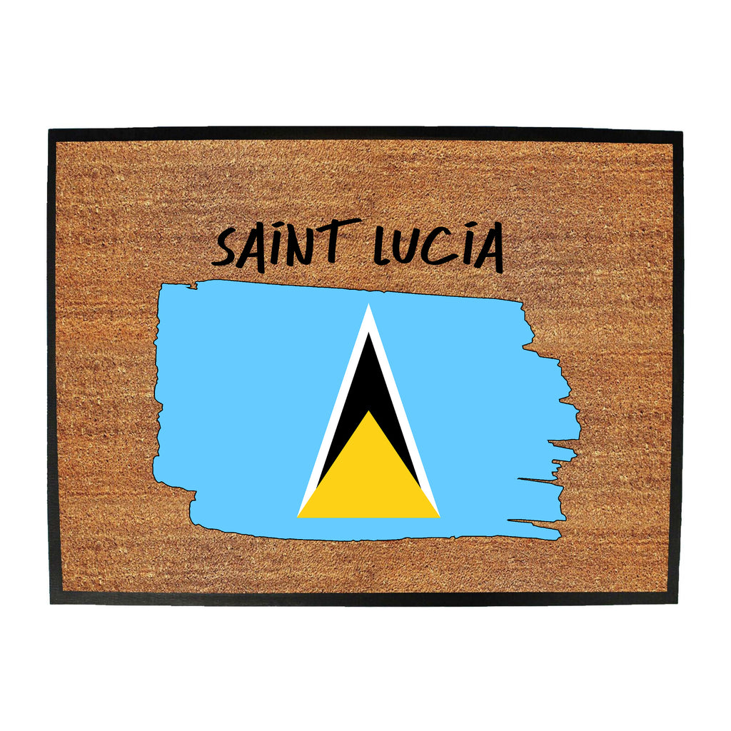 Saint Lucia - Funny Novelty Doormat