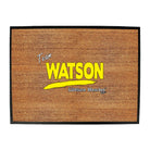 Watson V1 Lifetime Member - Funny Novelty Doormat