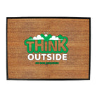 Think Outside No Box Required - Funny Novelty Doormat
