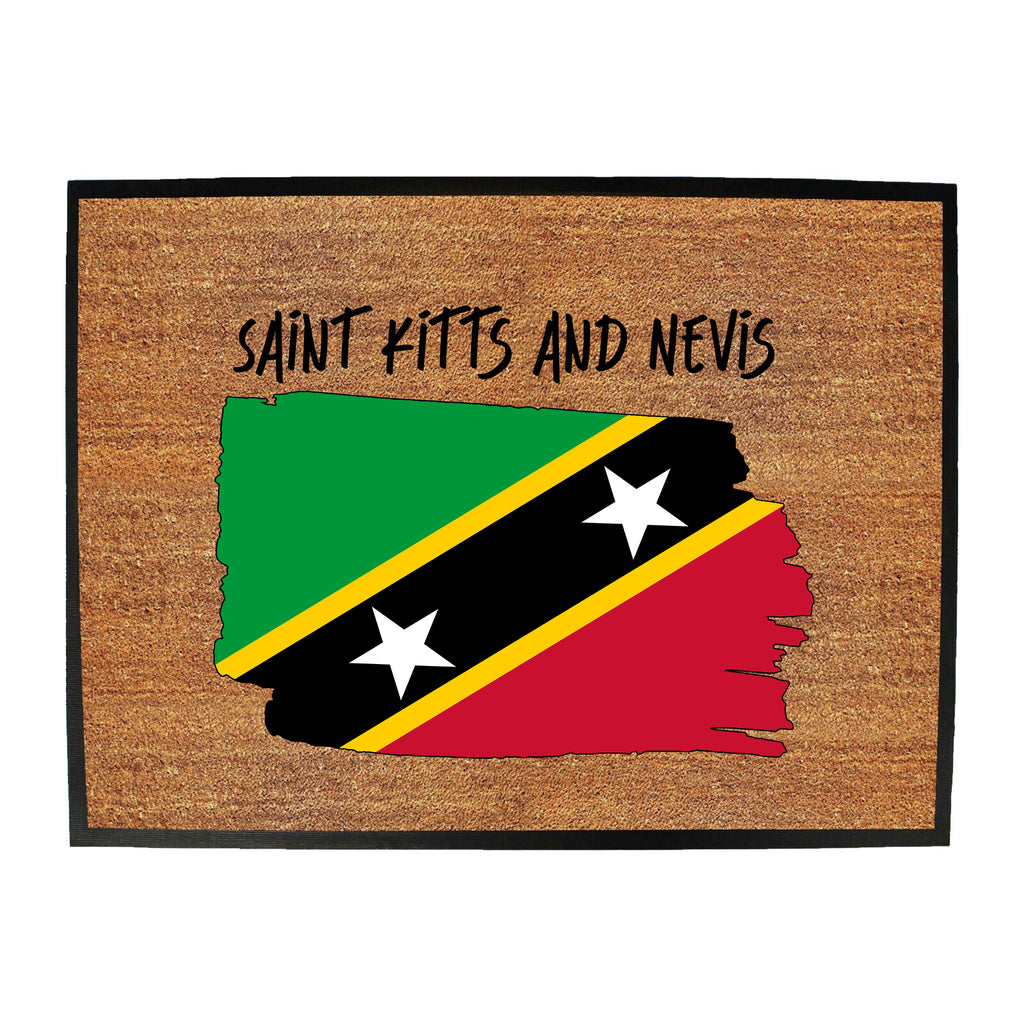 Saint Kitts And Nevis - Funny Novelty Doormat