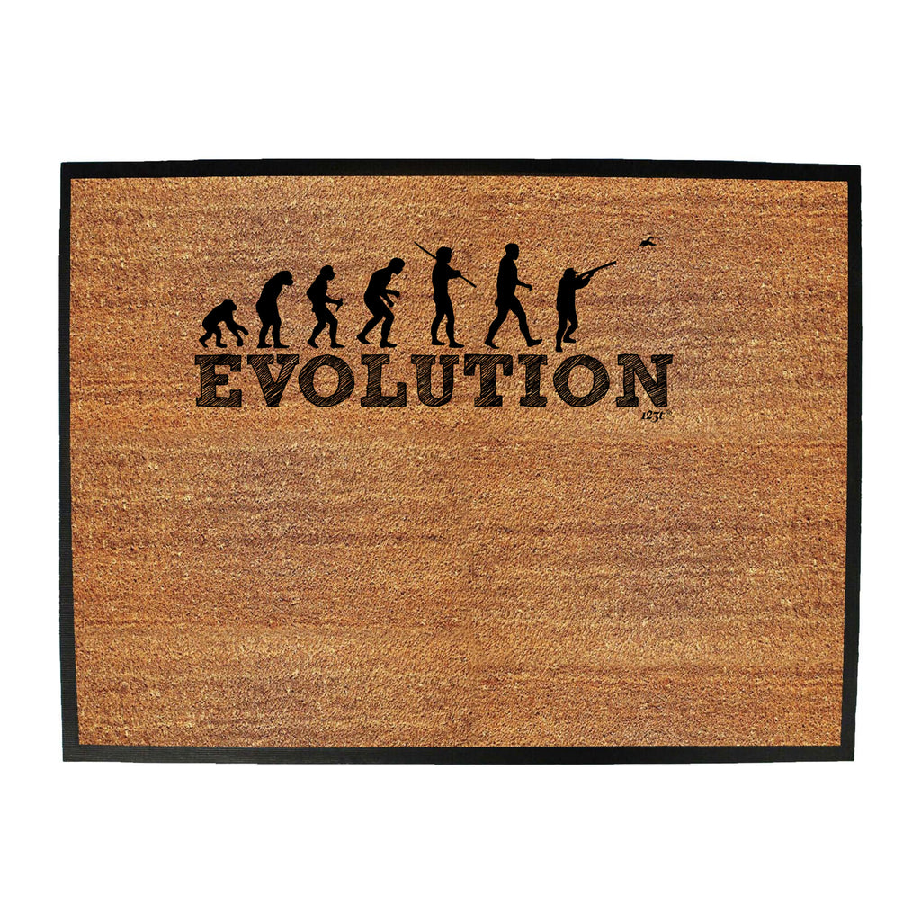 Evolution Shoot - Funny Novelty Doormat