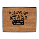 Evans V2 Team Lifetime Member - Funny Novelty Doormat