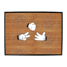 Rock Paper Scissors Gloves - Funny Novelty Doormat