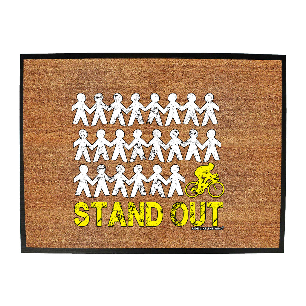 Rltw Stand Out Cyclist - Funny Novelty Doormat