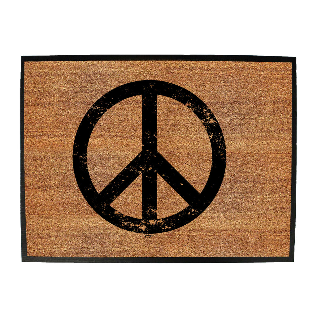 Peace Sign - Funny Novelty Doormat