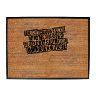 Wish Could Speak Idiot - Funny Novelty Doormat