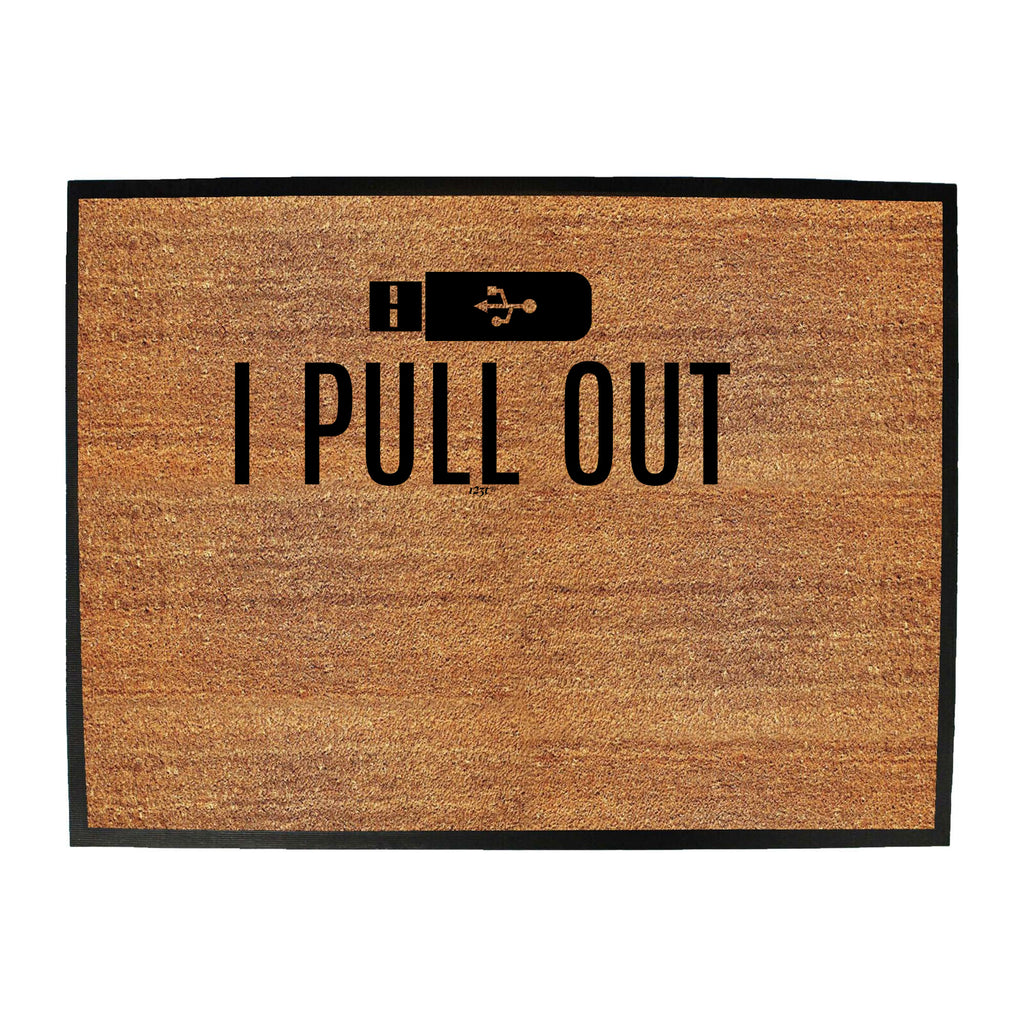 Pull Out Usb - Funny Novelty Doormat