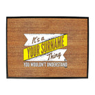 Your Surname V2 Surname Thing - Funny Novelty Doormat