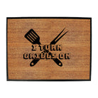 Turn Grills On Bbq - Funny Novelty Doormat