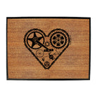 Rltw Heart Cycle Parts - Funny Novelty Doormat