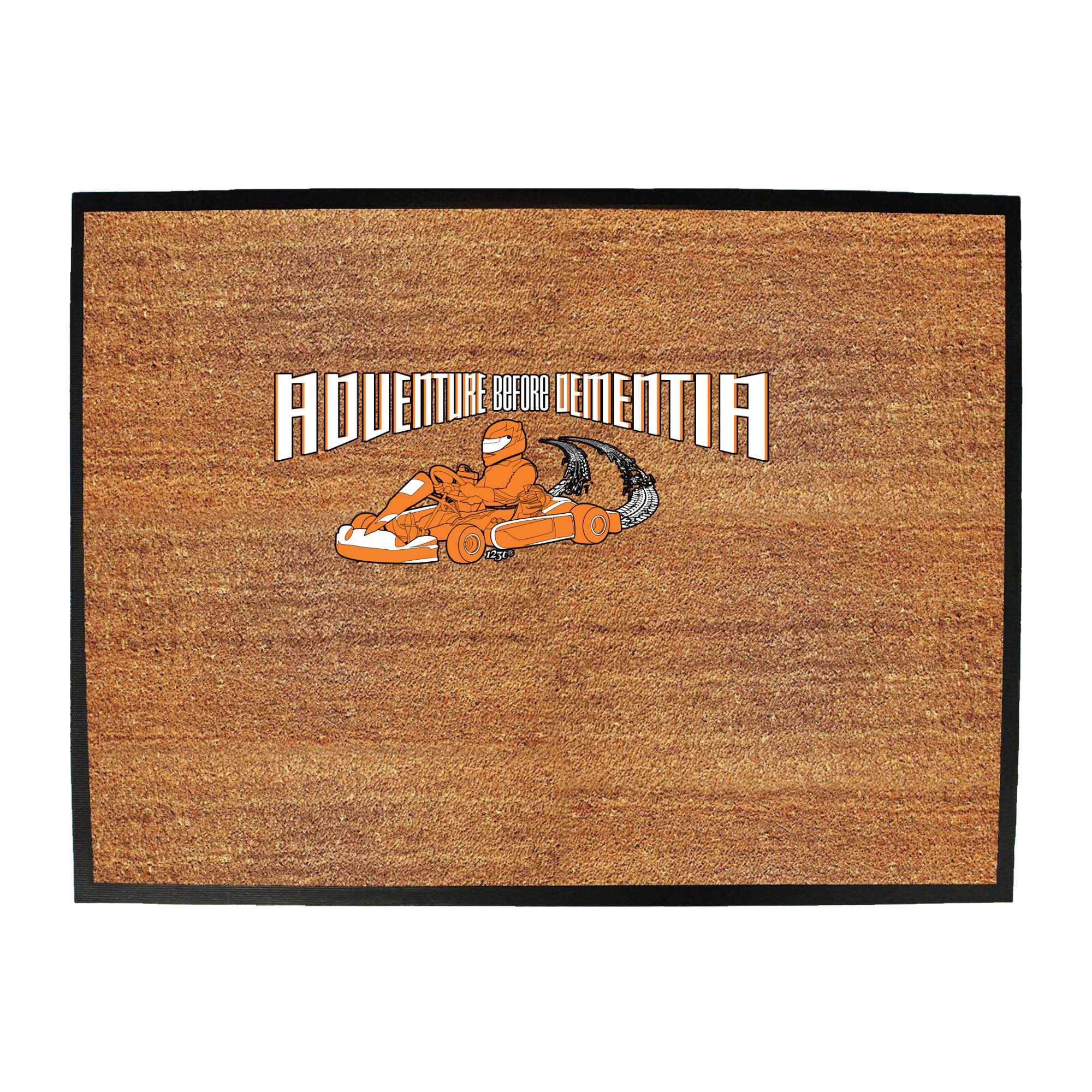 Go Kart Adventure Before - Funny Novelty Doormat
