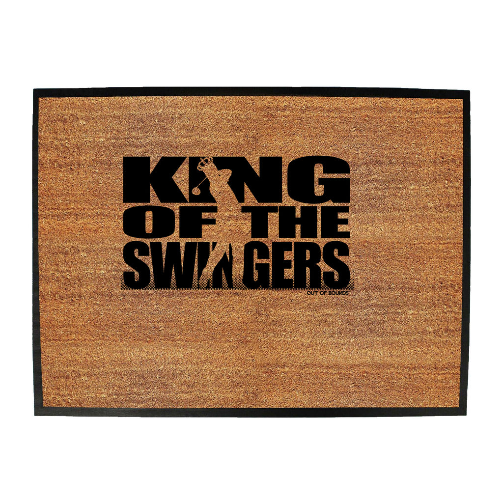 Oob King Of The Swingers - Funny Novelty Doormat