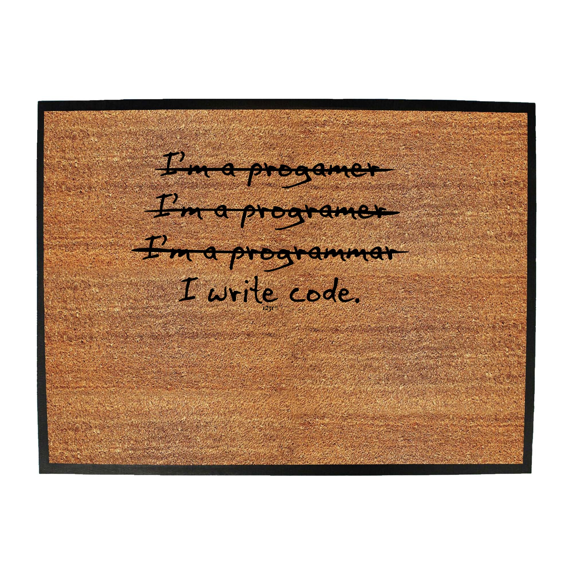 Programmer Write Code - Funny Novelty Doormat