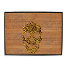 Leopard Skull - Funny Novelty Doormat