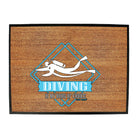 Ow Drug Of Choice Diving - Funny Novelty Doormat