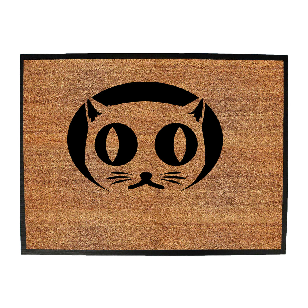 Halloween Cat Face - Funny Novelty Doormat