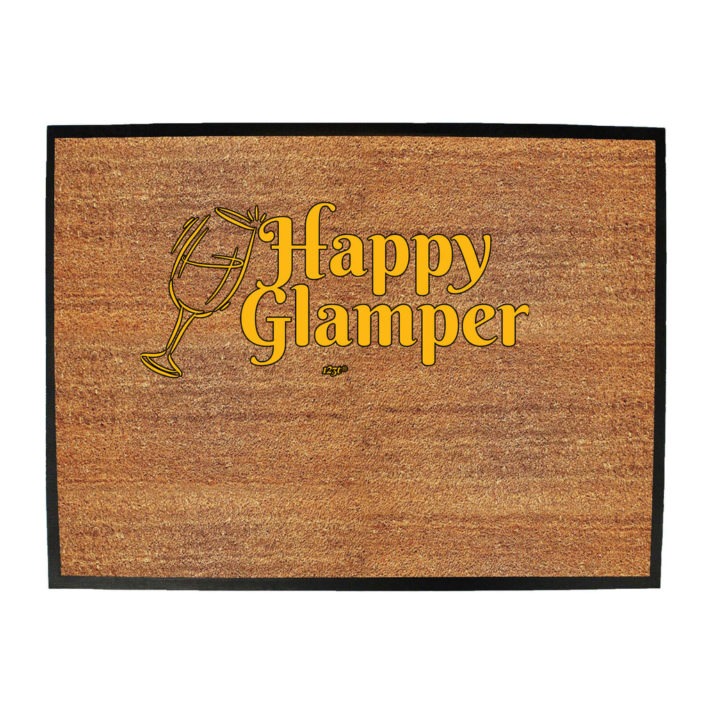 Happy Glamper Camping - Funny Novelty Doormat