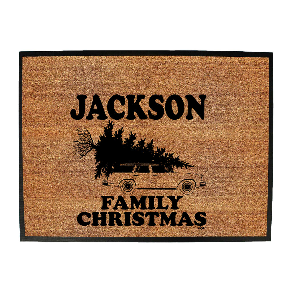 Family Christmas Jackson - Funny Novelty Doormat
