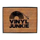 Vinyl Junkie Dj Record White Music - Funny Novelty Doormat