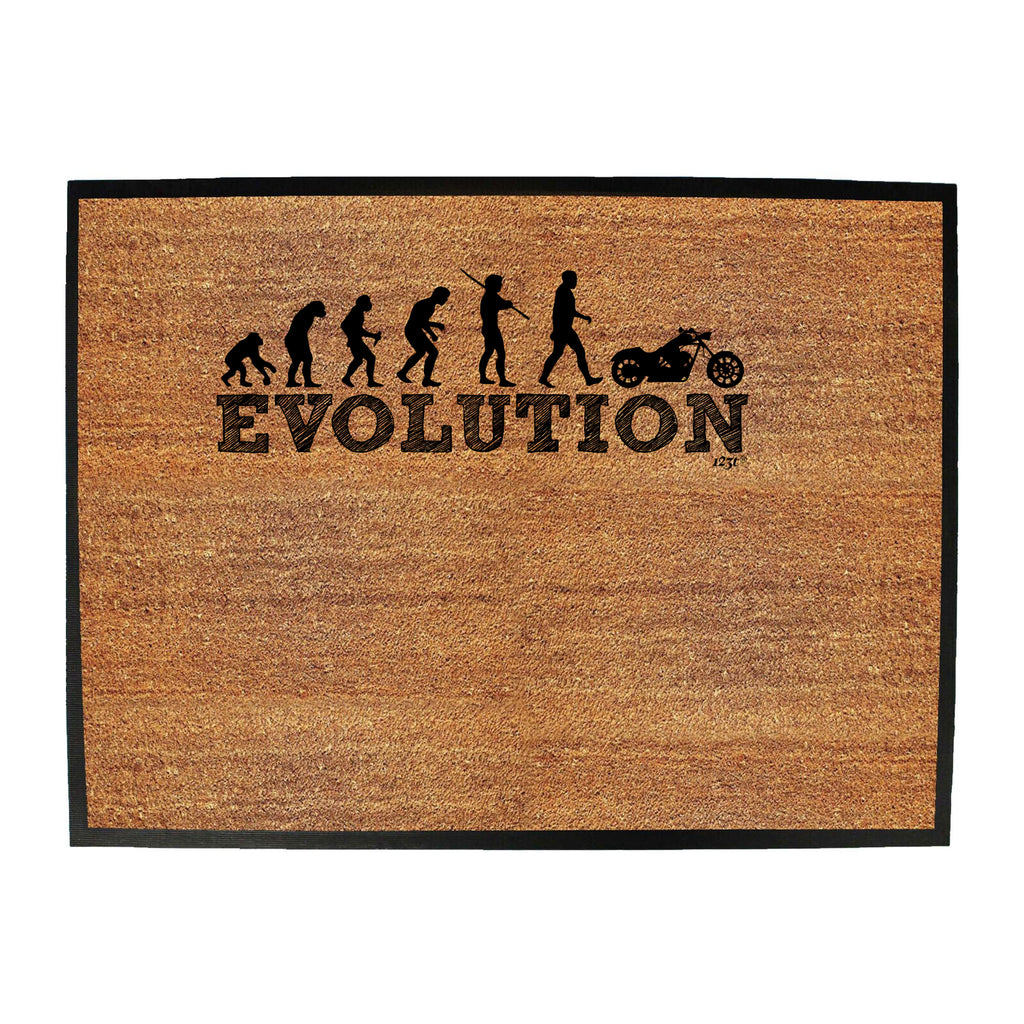 Evolution Motorbike Cruiser - Funny Novelty Doormat