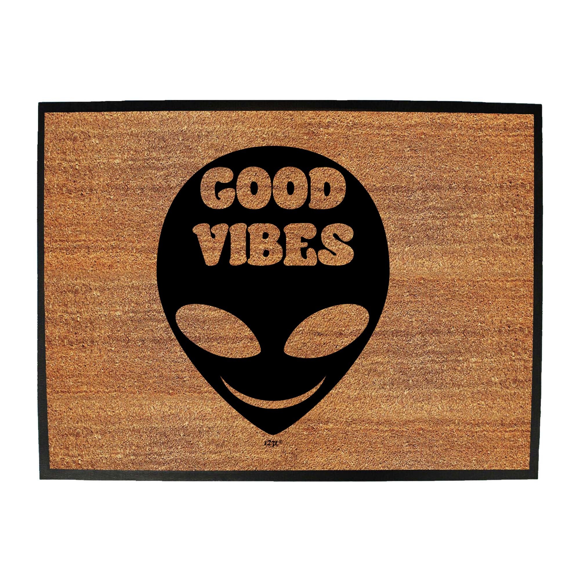 Festival Good Vibes Alien White - Funny Novelty Doormat
