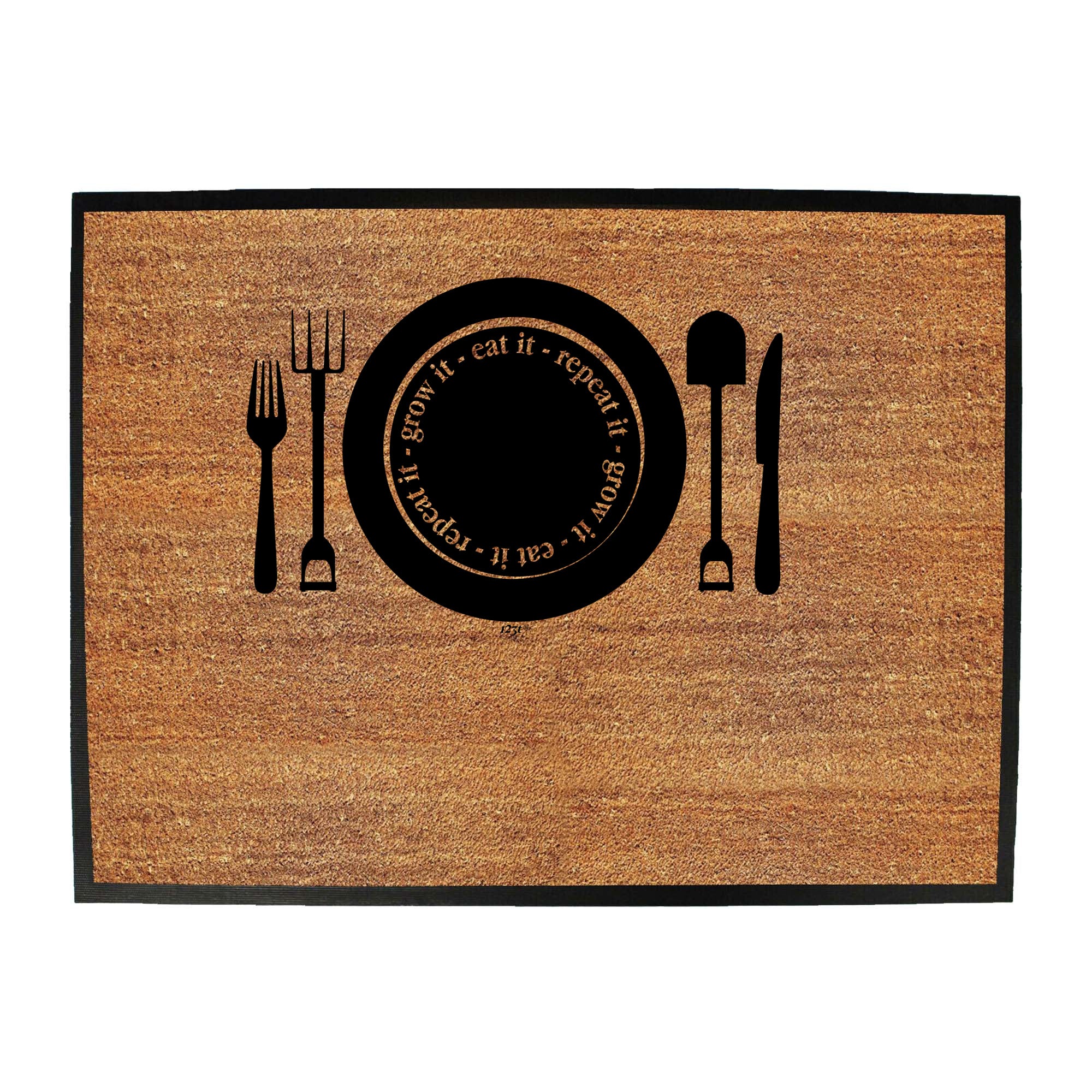 Grow It Eat It Repeat - Funny Novelty Doormat