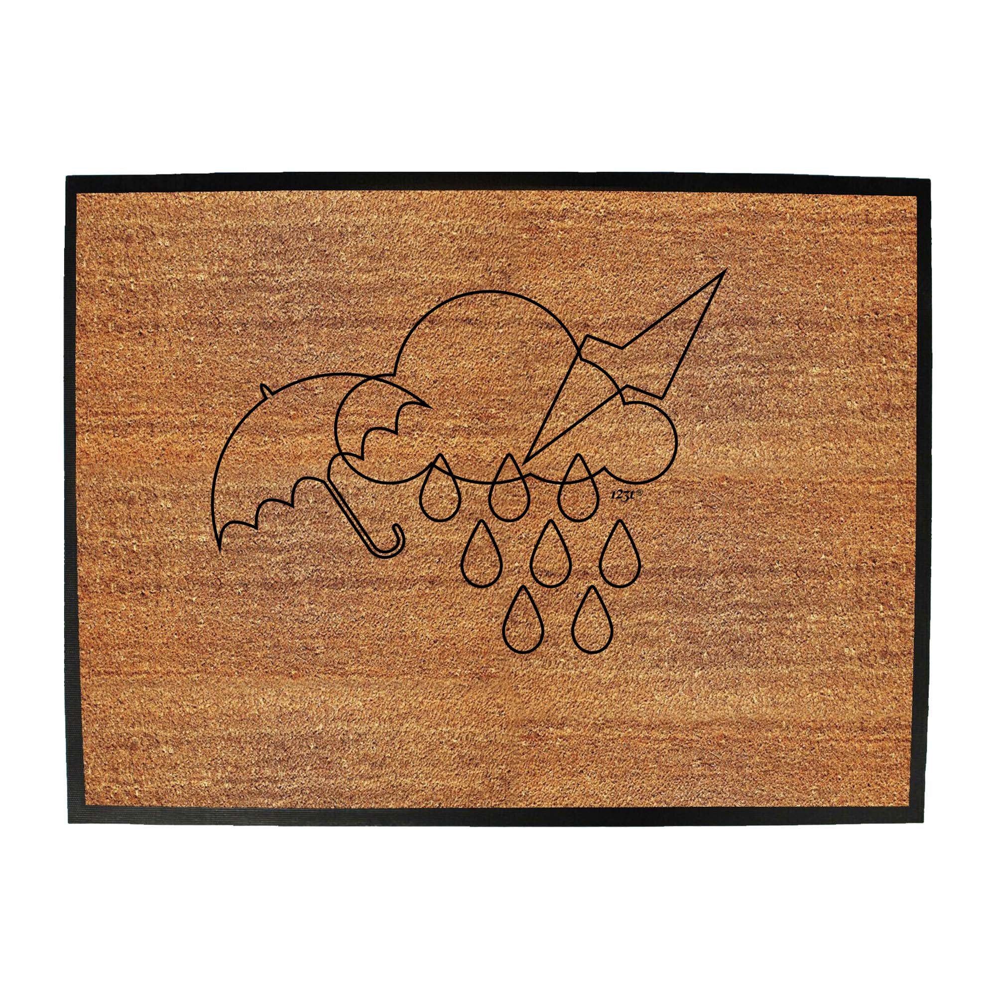 Festival Weather - Funny Novelty Doormat