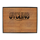 Rltw Cycling Is My Cardio - Funny Novelty Doormat