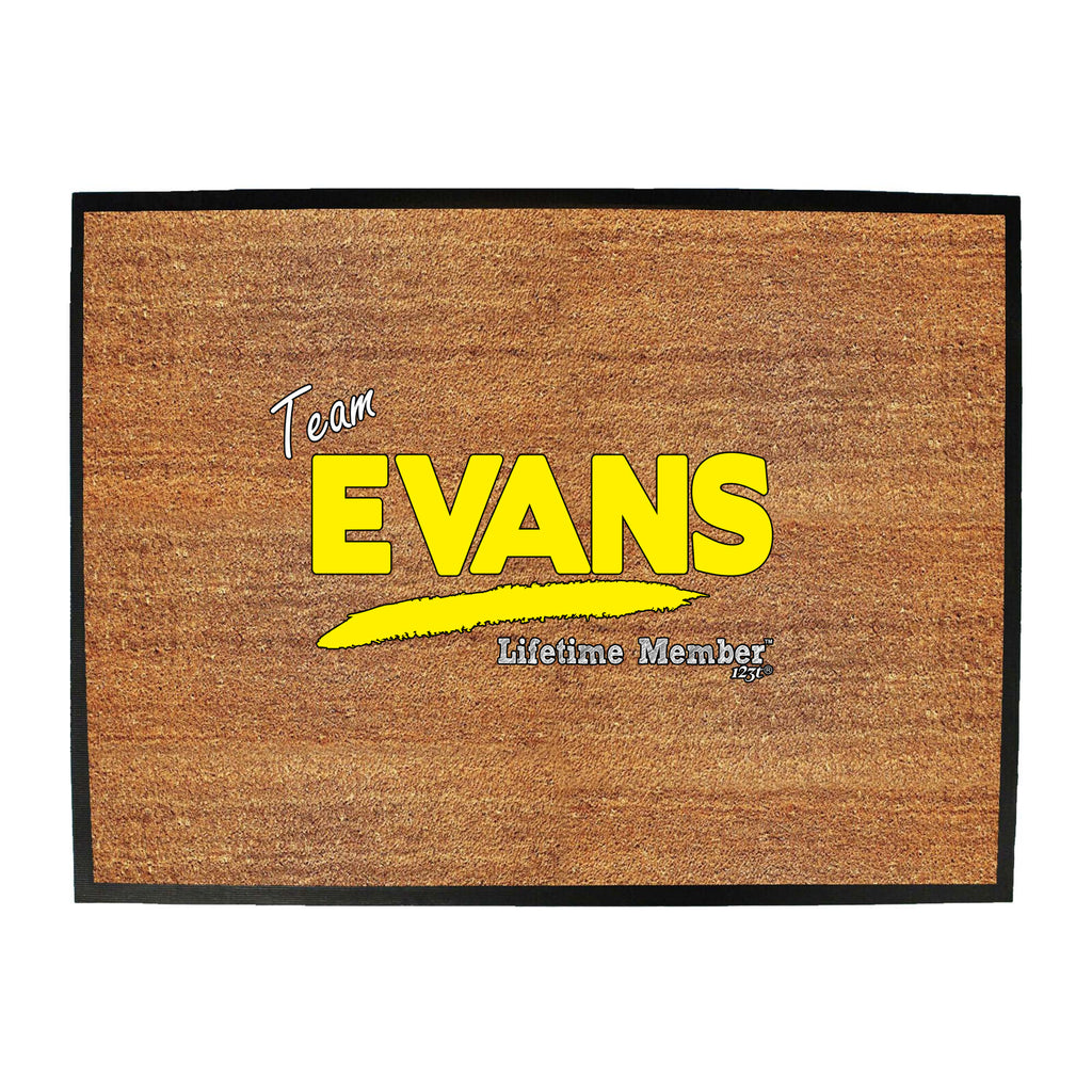 Evans V1 Lifetime Member - Funny Novelty Doormat