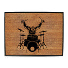 Gorilla Drummer Drums Music - Funny Novelty Doormat