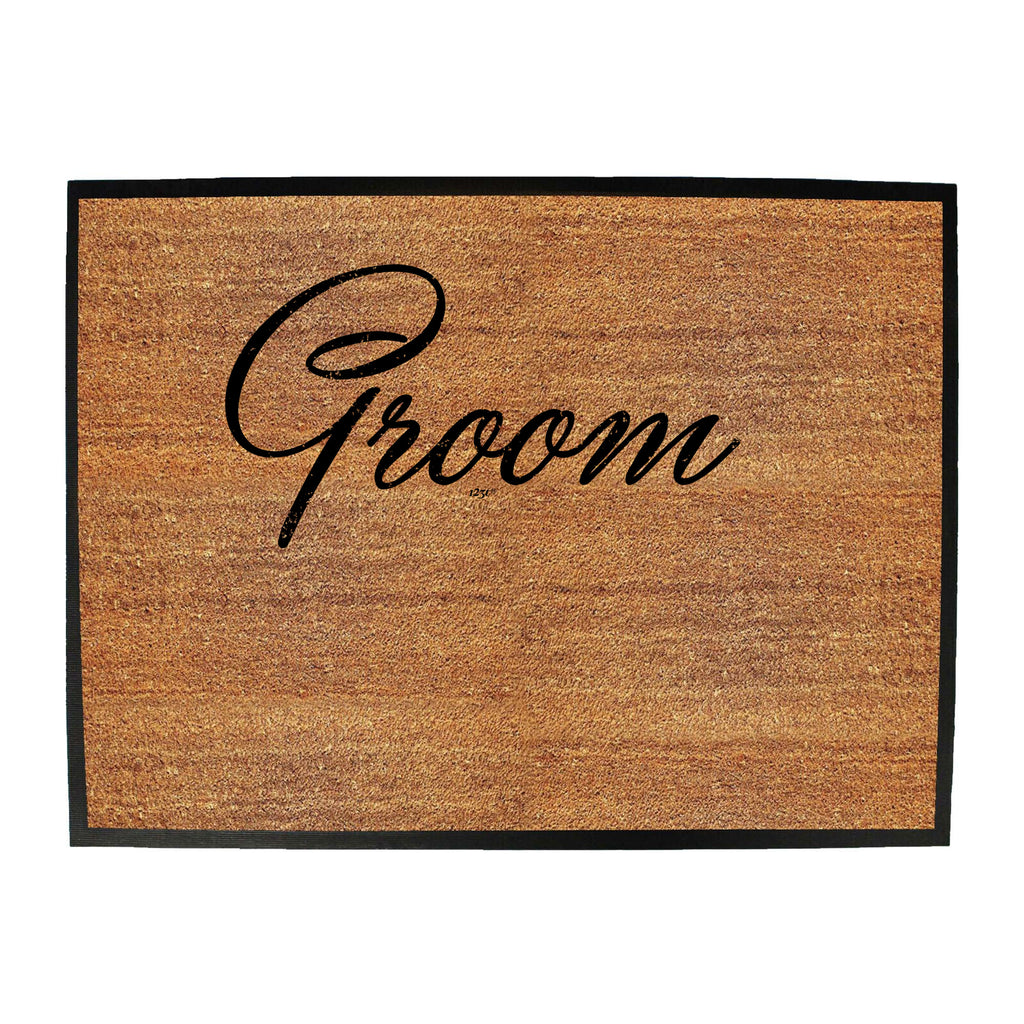 Groom Text Married - Funny Novelty Doormat