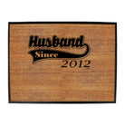 Husband Since 2012 - Funny Novelty Doormat