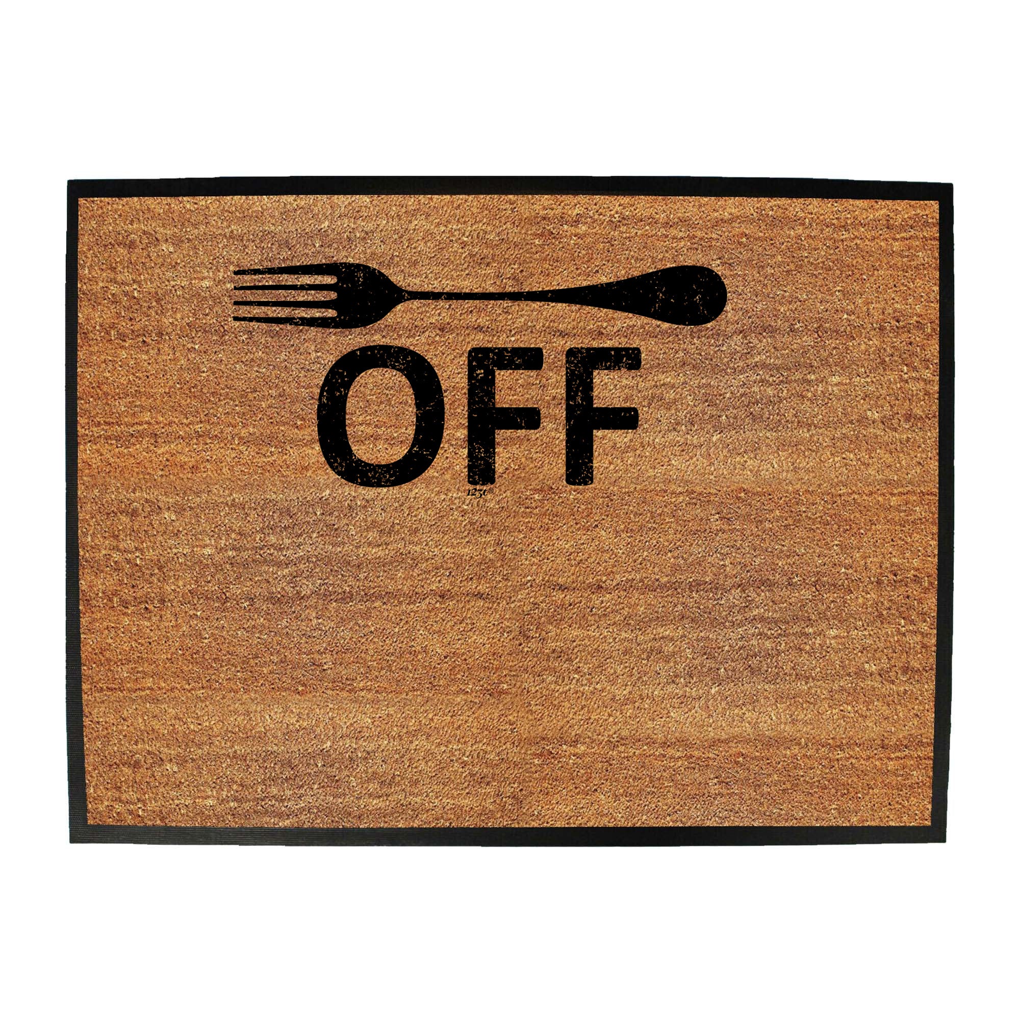 Fork Off - Funny Novelty Doormat