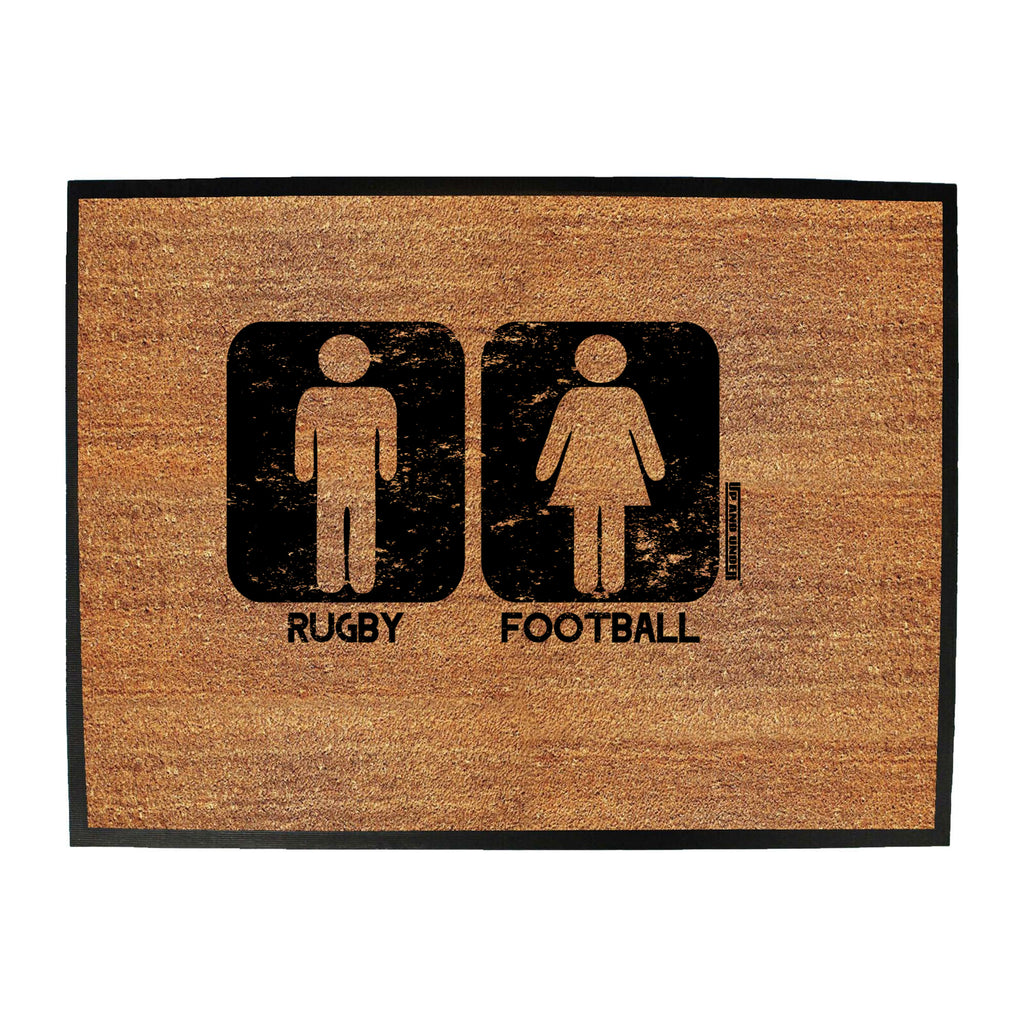 Uau Rugby Football - Funny Novelty Doormat