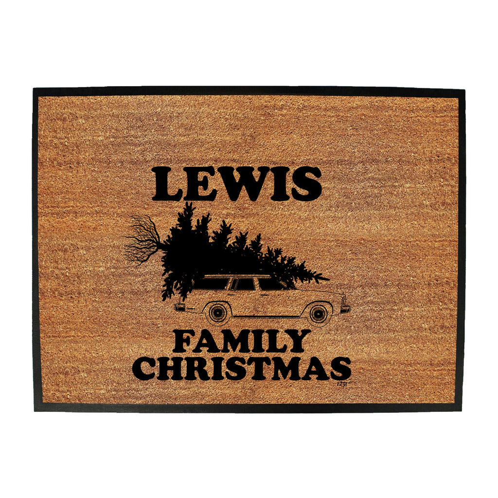 Family Christmas Lewis - Funny Novelty Doormat